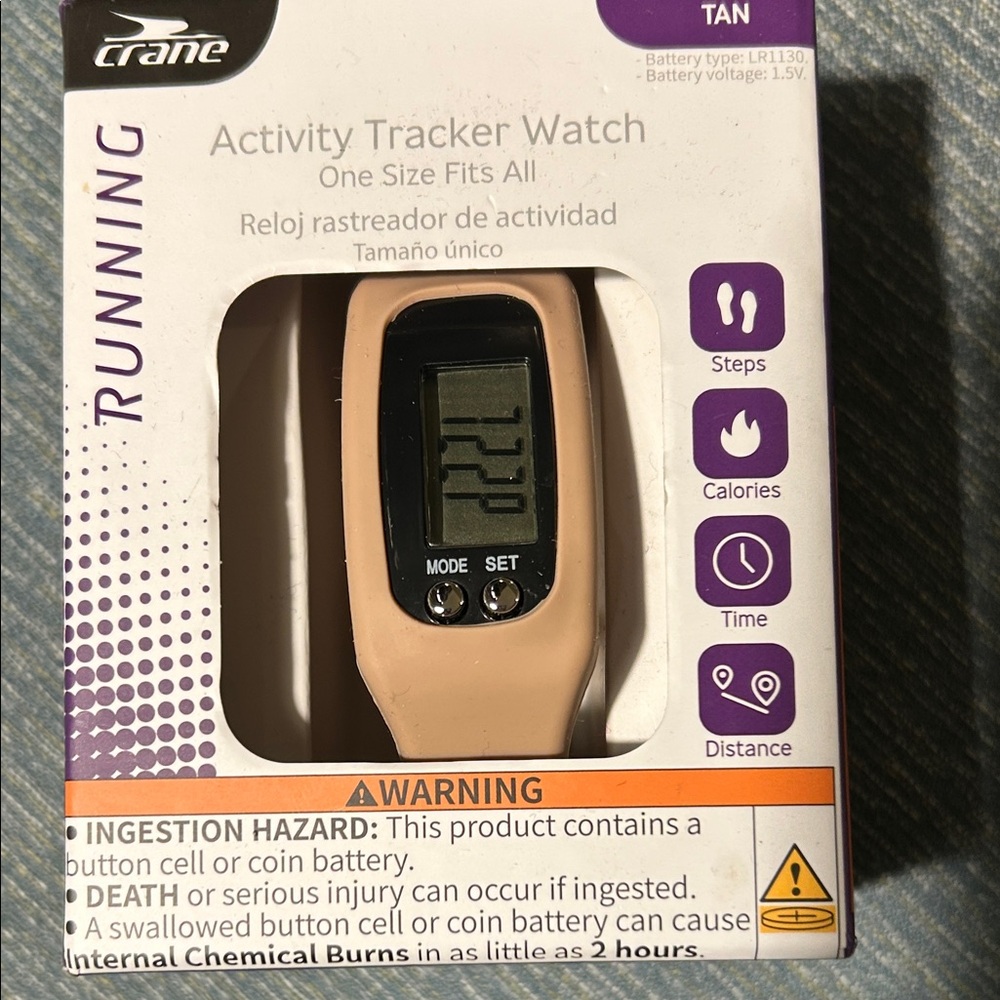 NWT Crane Tan Activity Tracker Watch
